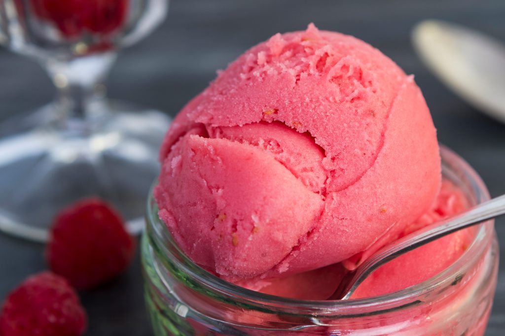 Raspberry Sorbet Windermere Icecream